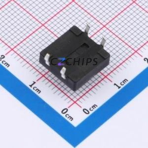 TSA12110-073B512BA Tactile Switch Through hole-4P,11.7x11.5mm Switch Single Pole Single Throw Rectangle Button 2.8N 11.7mm - Product Image 2
