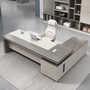 Executive Corner Desk L Shaped Wooden CEO Luxury Office Furniture Executive Office Desk <strong>Mesa</strong> Para Escritrio Office <strong>Table</strong> - Product Image 3