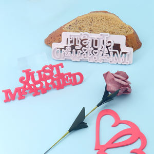 Juego de Cortadores de Galletas de Matrimonio Recién Casados, Plástico Ecológico, Apto para Lavavajillas y Microondas, Forma de Dibujos Animados - Product Image 3