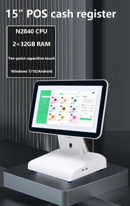 Caisse enregistreuse tout-en-un Android Win-dows de 15 pouces avec écran client pour la vente au détail - Product Image 3