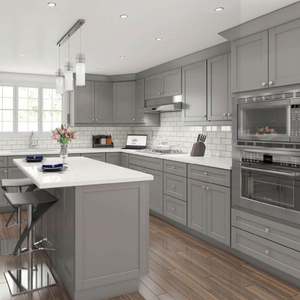 Modern Australian Style High <b>Gloss</b> <b>White</b> Lacquer Kitchen <b>Cabinet</b> Wood Furniture with Free Designs Complete Kitchen Islands - Product Image 1