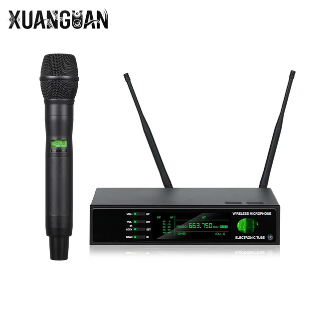 R-10 Professional UHF True Diversity Wireless Microphone System with Self-Developed Tube Audio Technology
