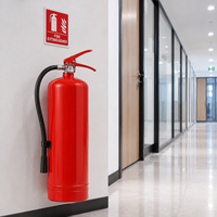Extincteur à poudre sèche ABC en acier inoxydable de 4,5 kg, options personnalisables, certifié ISO 7165, garantie de 12 ans, design portable
