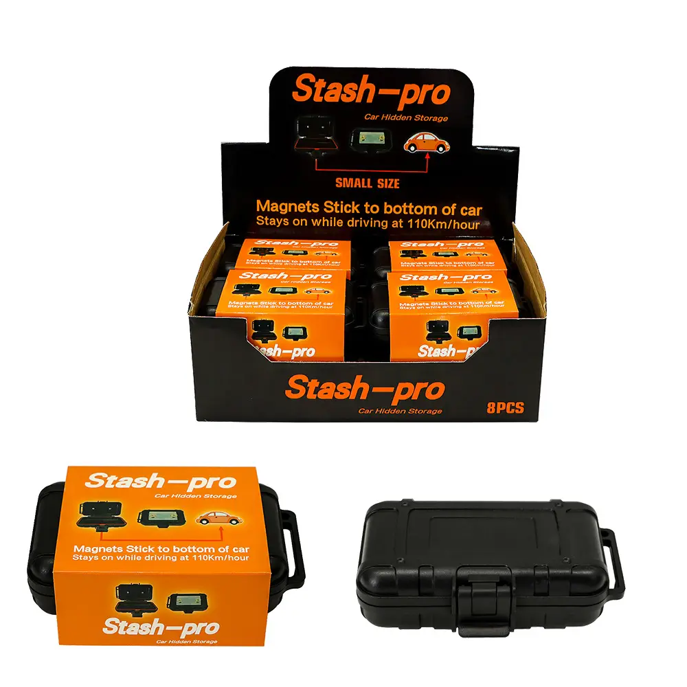 Popular Hot Selling Stash-Pro Cash Safe Box Plastic Car Hidden Storage Stash Box
