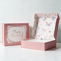 Boîte d'expédition personnalisée imprimée, grande boîte d'expédition, boîtes d'expédition avec logo, fabricant de boîtes personnalisées, boîte d'emballage rose pour les petites entreprises