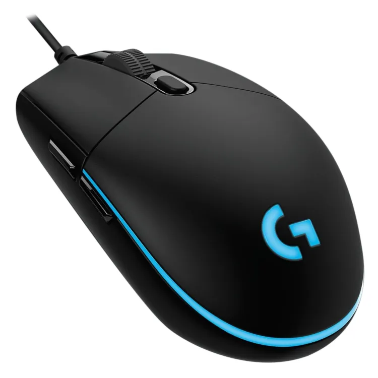 Free Sample Logitech G Pro RGB Illumination Macro Programming 16000DPI Wired Gaming Mouse