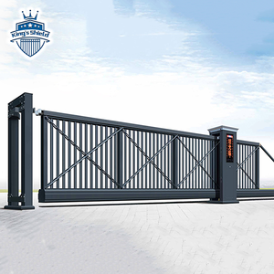 Elettrico retrattile in alluminio recinzione di sicurezza garage operatori automatici apriscatole anteriore design cancello scorrevole per case - Product Image 2