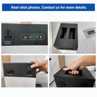 Station d'alimentation portable 1004Wh, générateur solaire 500W, UPS LiFePO4 pour ordinateur de bureau, utilisation en extérieur et voyage