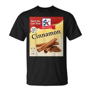 T-shirt Cinnamon Spice Crew da 1 Oz, non OGM, regalo per le vacanze - Product Image 1