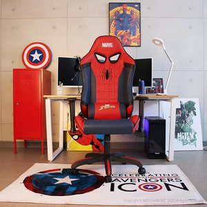 Diseño moderno Supermen Silla giratoria para juegos Masaje Oficina Computadora <span class=keywords><strong>Sillas</strong></span> de carreras 2D Reposabrazos <span class=keywords><strong>Sillas</strong></span> Gamer - Product Image 1