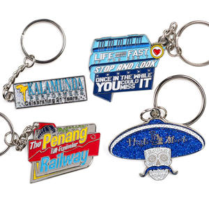 2023 ट्रेंडिंग कस्टम कीचेन निर्माता सॉफ्ट एनमेल स्मारिका कंपनी लोगो ने लिटर लिफ्टर लिटर लेटर मेटल कुंजी चेन - Product Image 3