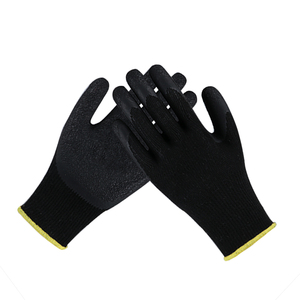 Gants en <span class=keywords><strong>latex</strong></span> noir antidérapants, résistants aux déchirures, durables, usage général - Product Image 2