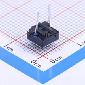 K2-1104DZ-C4SW-01 Tactile Switch Through hole Component THT,6x6mm Switch Single Pole Single Throw Round Button 2.5N Through Hole - Product Image 1