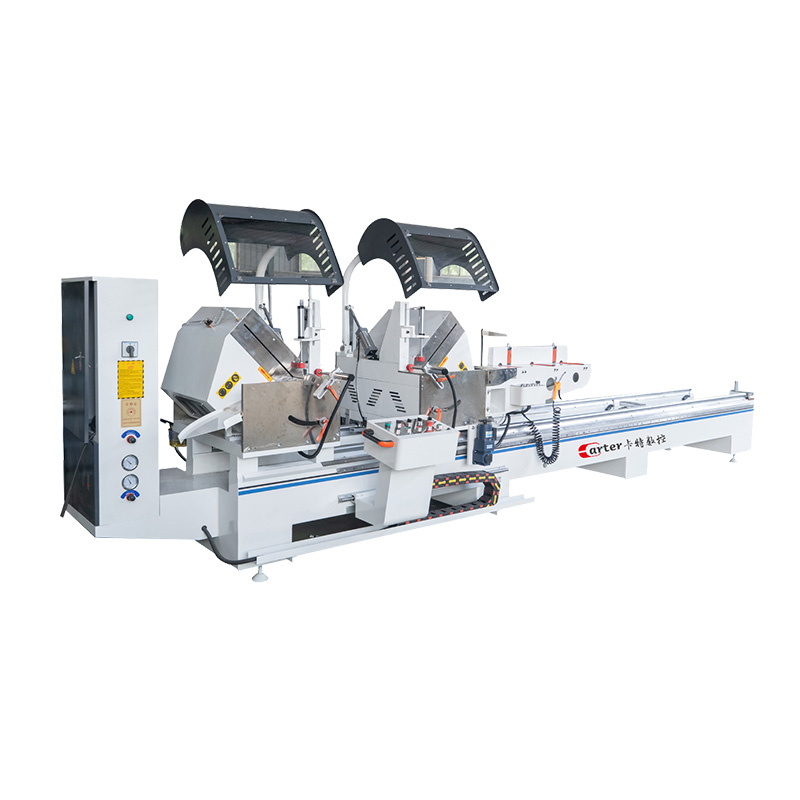 2022 промоакция с завода! Сертификат CE, алюминиевый профиль Cnc с 2 головками, торцевая пила/машина для резки с двумя алюминиевыми головками