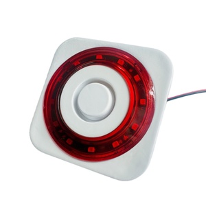Système d'alarme de sécurité personnel HC-F12, haute sensibilité, 10W décibels, lumière stroboscopique clignotante, sirène piézoélectrique intégrée, couleur bleue - Product Image 5