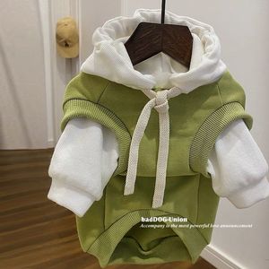 مصمم فاخر قطن صديقا للحيوان الأليف ملابس أنيقة من الخيزران صوف بلوزات بغطاء رأس معاطف الكلاب والقطط إكسسوارات مخصصة - Product Image 5