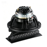 Speaker Koaksial Linear Neodymium 10" Unit Woofer Tweeter Dua Arah 800W AES 1.5KHz Crossover Stage Monitor Speaker G10C75H75XH
