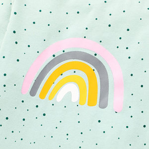 <span class=keywords><strong>Pigiama</strong></span> Footie del bambino della stampa del <span class=keywords><strong>dinosauro</strong></span> dell'arcobaleno della tuta delle ragazze dei ragazzi dei vestiti svegli all'ingrosso del neonato - Product Image 4