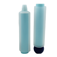 Tube cosmétique double couche 30 mm en plastique dépoli avec capuchon sphérique, capacité personnalisée, logo personnalisé, pour soins de la peau, crème pour les yeux, baume à lèvres