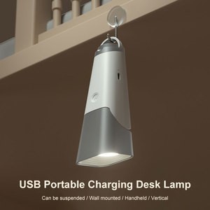 Multifunctional Reading Desk <b>Lamp</b> Portable LED Night Light Support Suspended <b>Wall</b> Mounted Vertical Handheld Emergency Flashlight - Product Image 5
