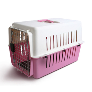 Solid Color small portable airborne plastic shuttle box Breathable comfortable cat cages - Product Image 1