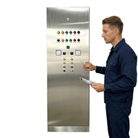 Armoire de distribution extérieure en acier inoxydable, adaptée aux équipements de distribution d'énergie industrielle, coffret de commande électrique 380V