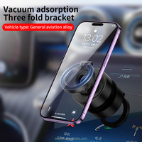 Support de téléphone magnétique électrique multifonctionnel flexible réglable double face rotatif à 360° amélioré avec recharge