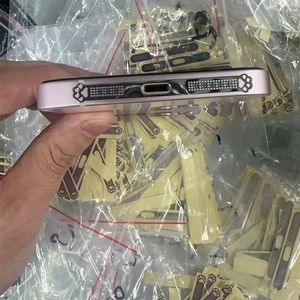 Cubiertas antipolvo para altavoz de teléfono, pegatinas a prueba de polvo, pegatinas universales de Metal para teléfono, Protector para <span class=keywords><strong>iPhone</strong></span> 16 15 14 13 <span class=keywords><strong>12</strong></span> - Product Image 4