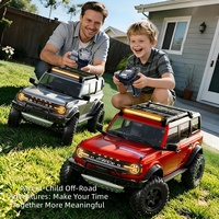 Voiture RC Hstar R22 1/12 4x4 avec éclairage cool, modèle de simulation de camion tout-terrain électrique télécommandé de qualité hobby, jouet pour garçons et adultes