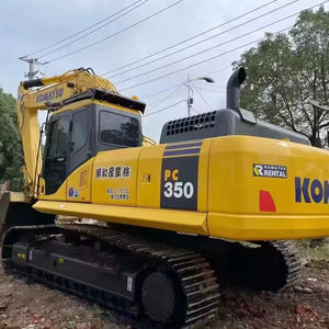 Excavatrice Komatsu PC350 d'occasion en gros, 35 tonnes, sur chenilles, vente aux enchères, marque japonaise originale pour l'exploitation minière - Product Image 2