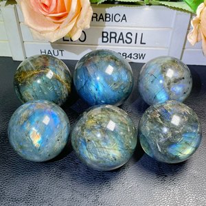 Venta al por Mayor de Bolas de Cuarzo Rosa Pulido Natural de Alta Calidad, Esfera de Citrino, Cristal de Fluorita Reiki, Colección de Gemas, Regalos - Product Image 3