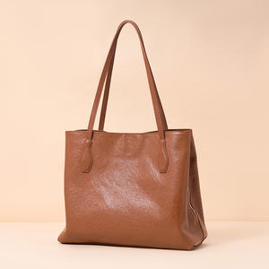 Bolsos de Hombro de Cuero Genuino para Mujer, Estilo Retro, Gran Capacidad, Personalizados - Product Image 1