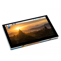 Waveshare-pantalla táctil capacitiva Raspberry Pi 4B 3B + 3B 3A + 2B B + CM4 CM3 + CM3, pantalla táctil LCD DSI de 5 pulgadas, 800x480