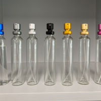 Flacon de parfum en verre de 33ml avec pulvérisateur à pompe Paquet cadeau promotionnel avec atomiseur pratique