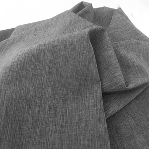 Tissu spandex à haute élasticité en feutre doux de polyester cationique avec <span class=keywords><strong>deux</strong></span> lignes de tons et microfibre de polyester à rayures <span class=keywords><strong>comme</strong></span> le denim - Product Image 3