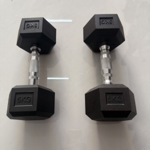 Haltères hexagonaux en caoutchouc noir en gros, écologiques, 1 <span class=keywords><strong>kg</strong></span>, à bas <span class=keywords><strong>prix</strong></span>, équipement de fitness pour la musculation - Product Image 6
