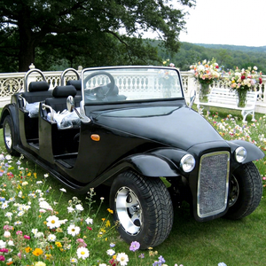 Vehículo Turístico Eléctrico Clásico Retro de 4 Ruedas y Múltiples Asientos para Actividades de Recepción en Aldeas Turísticas - Product Image 1