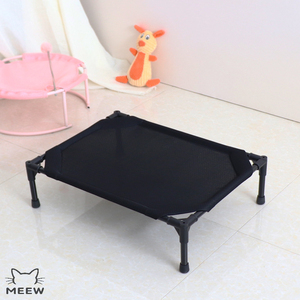 <span class=keywords><strong>Lit</strong></span> de repos surélevé <span class=keywords><strong>pour</strong></span> animaux de compagnie MEEW en tissu Oxford respirant moderne, avec housse amovible et lavable, motif à carreaux, <span class=keywords><strong>pour</strong></span> chiens et chats de petite/moyenne taille - Product Image 2