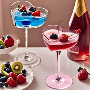 Spécial de Cupidon pour la Saint-Valentin Love Potion Rosy Cheeks Cupidon Charm Cocktail Servi Vintage <span class=keywords><strong>Martini</strong></span> Verre à vin pour la fête - Product Image 1