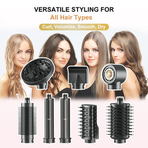 Professioneller Multifunktions Haart styler Combo Trockner 8 <span class=keywords><strong>in</strong></span> <span class=keywords><strong>1</strong></span> Heißluftkamm Schnellheizbürste Hochgeschwindigkeitsföhn - Product Image 6