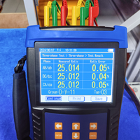 Smart Electronic Transformer Turn Ratio for Set Built-in Battery TTR Measuring Instrument 5.6 Inch LCD High Accuracy Ratio