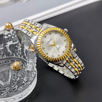 Montres de couple décontractées et tendance, montres à quartz de luxe pour amoureux, montres en alliage pour hommes et femmes, montres-bracelets pour affaires, vente en gros