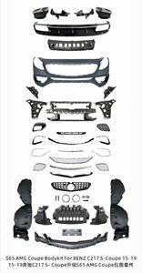 Kit Carrozzeria Perfetto per Mercedes-Benz W217/C217 Classe S Coupé, Aggiornamento a S65 <span class=keywords><strong>AMG</strong></span> con Griglia Anteriore e <span class=keywords><strong>Paraurti</strong></span> Posteriore - Product Image 2