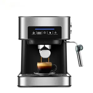 850瓦浓缩咖啡机，配有牛奶起泡器棒，适用于20巴卡布奇诺拿铁和摩卡咖啡