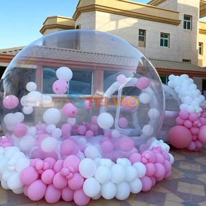 Ballons en PVC commerciaux fête d'enfants maison drôle dôme gonflable tente à bulles maison de ballons gonflables transparents - Product Image 3