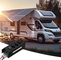 Boîte de commande électrique RV 12-24V multifonction, allume-cigare, prise USB, interrupteur d'alimentation, disjoncteur