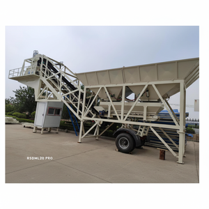 Planta Mezcladora de Concreto Móvil de 35m3 con Estructura de Rodillos, Mezcla Eficiente, Operación Sencilla - Product Image 1