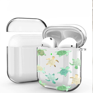 Pour AirPods Pro 2 Case Transparent Turtle TPU Cover Coque de protection antichoc Conception simple pour un usage quotidien - Product Image 6