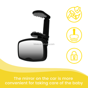 360-Degree <b>Baby</b> <b>Car</b> Mirror for Rear-Facing <b>Seats</b> with Tool-Free Installation and Kids Safety Features - Product Image 3