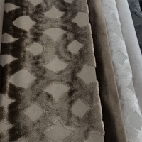 Paresseux garçon jacquard rideau de flocage tissu pour la tapisserie d'ameublement de meubles